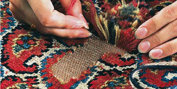 هنر قالیشویی و رفوگری فرش و تخصص های دیرینه ایرانی
