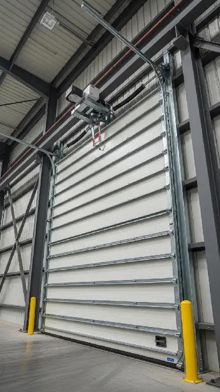 درب سکشنال صنعتی و درب رول آپ برای کارخانه و سوله