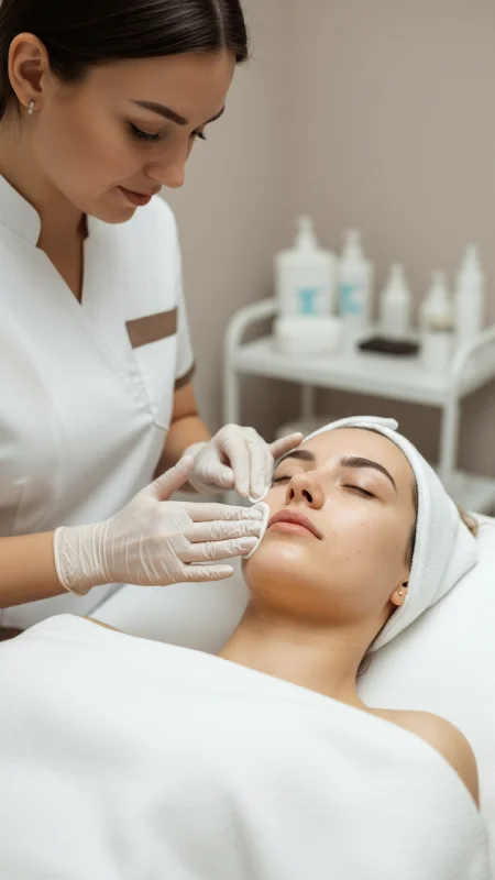 پاکسازی تخصصی پوست و فیشیال حرفه ای در مرکز زیبایی پوست جلفا