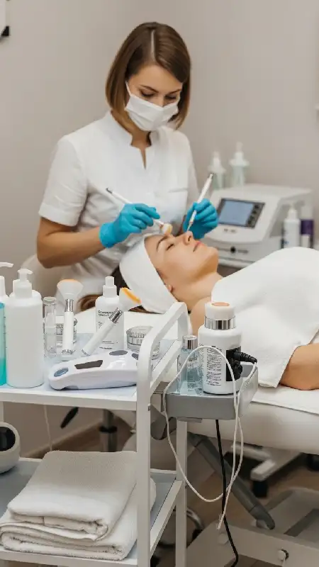 فیشیال صورت و پاکسازی پوست در سالن زیبایی بانوان