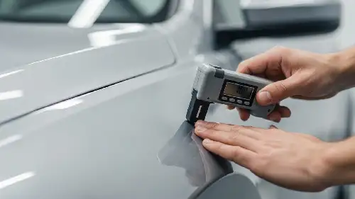 آموزش استفاده از دستگاه ضخامت سنج رنگ برای تشخیص رنگ شدگی