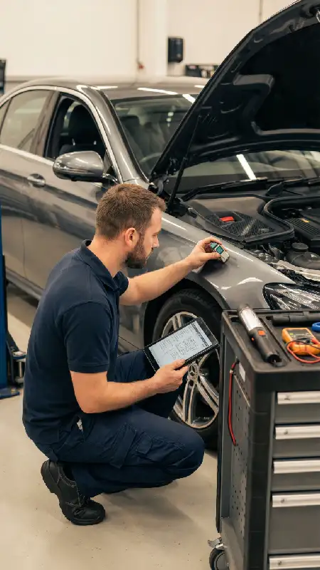 گزارش کارشناسی کامل خودرو قبل از خرید با جزئیات فنی و بدنه