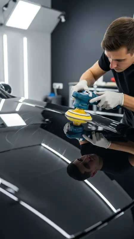 لیسه گیری و پولیش خودرو برای احیای رنگ و براقیت