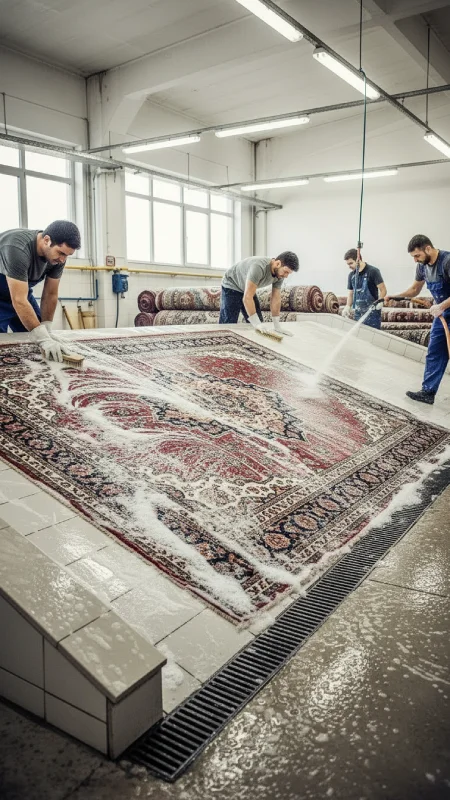 انواع روش های شستشوی فرش دستباف و ماشینی در قالیشویی تخصصی