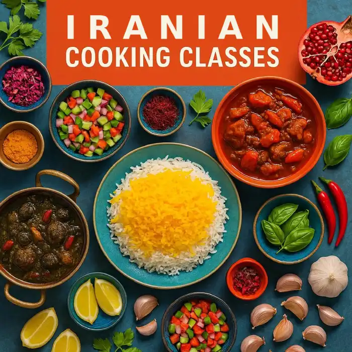 آموزش آشپزی ایرانی در فرمانیه چیذر تهران