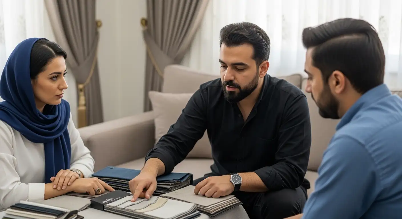 مشاوره رایگان انتخاب نوع پرده و پارچه مناسب برای دکوراسیون منزل