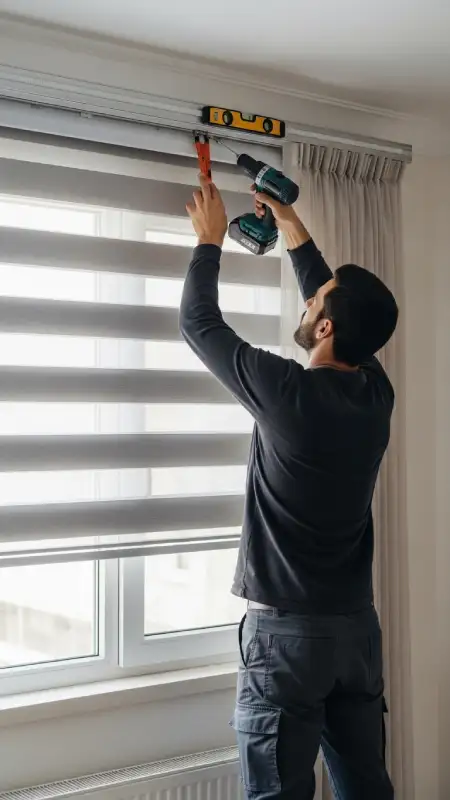 نصب و راه اندازی پرده های خریداری شده توسط تکنسین های متخصص