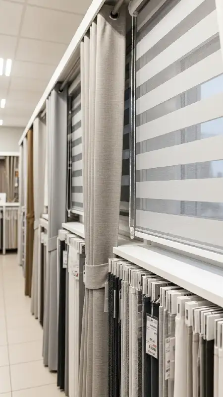 انواع مدل های پرده پانچ و زبرا در پرده فروشی تخصصی