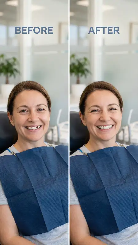 ایمپلنت دندان با مواد با کیفیت و جراحی تخصصی در کلینیک دندانپزشکی