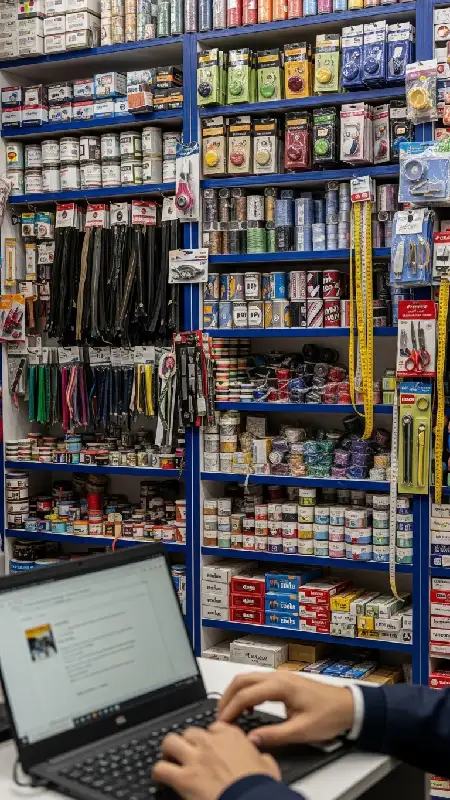 فروشگاه خرازی آنلاین با انواع لوازم خرازی و ابزار خیاطی