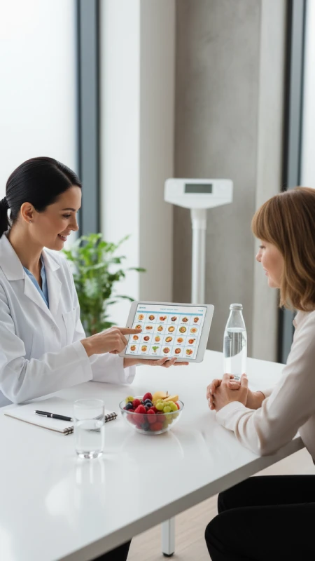 مشاوره تغذیه و برنامه ریزی کاهش وزن اصولی در کلینیک لاغری