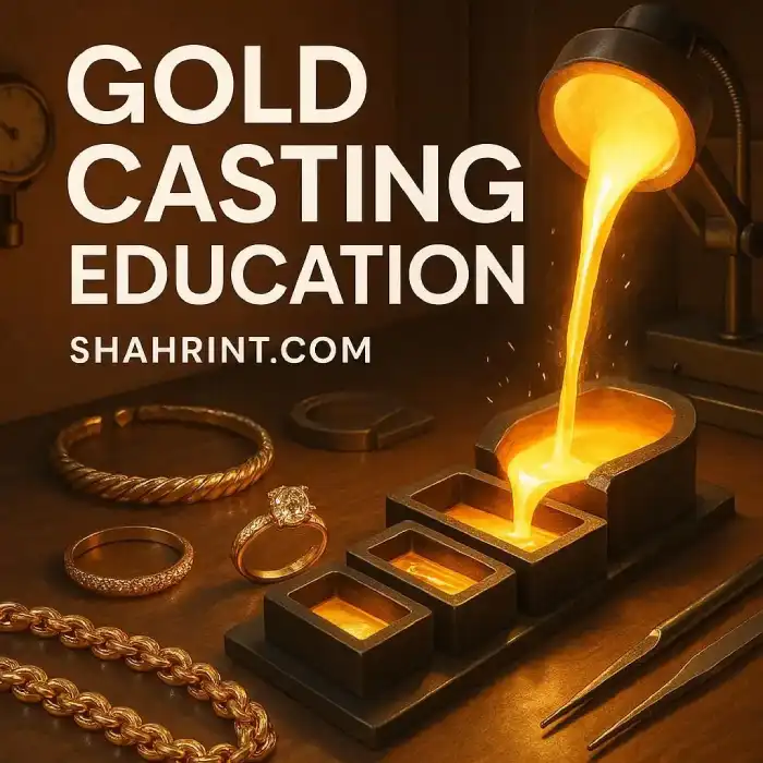 آموزش ریخته گری طلا در الهیه تجریش مازندران