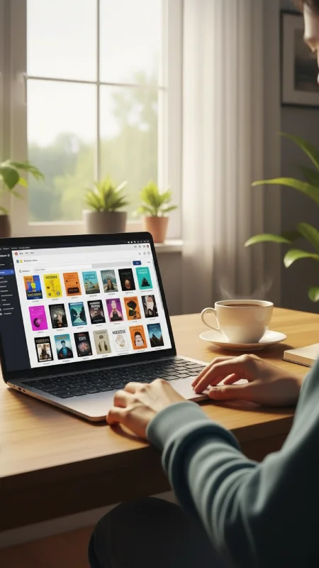 کتابخانه دیجیتال با دسترسی آنلاین به منابع علمی