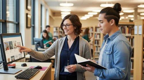 راهنمای استفاده از خدمات کتابخانه و جستجوی منابع