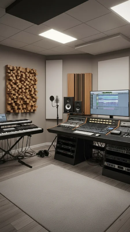 استودیو موسیقی مجهز و محیط آموزشی استاندارد