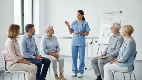 آموزش خودمراقبتی و مدیریت علائم در بیماران مبتلا به بیماری های مزمن عصبی