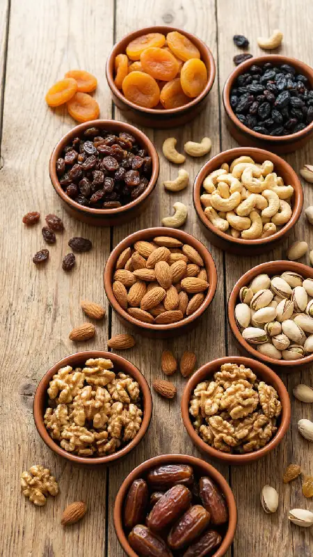 خواص و ارزش غذایی خشکبار و آجیل برای سلامتی