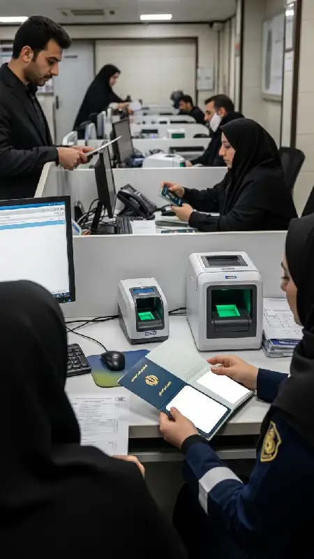 ثبت نام و تمدید گذرنامه در دفتر پلیس +10