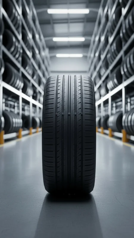 انبار مدرن و بهداشتی نگهداری لاستیک با شرایط استاندارد