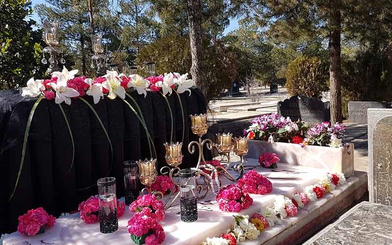 اجرای مراسم ترحیم در بهشت زهرا