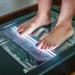 کلینیک اسکن کف پا هلال احمر